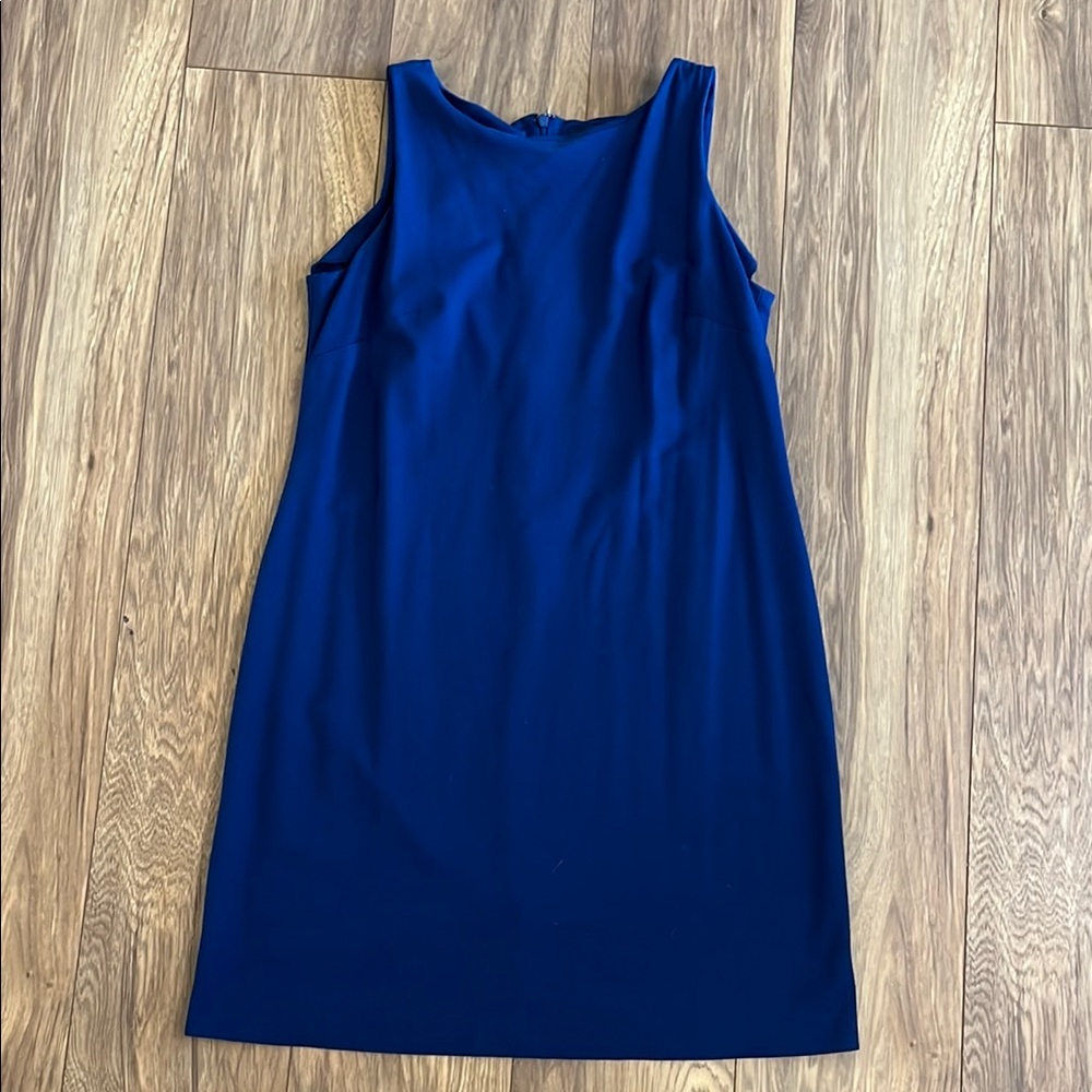 Lands' End Blue Sheath Mini Dress for Cocktail